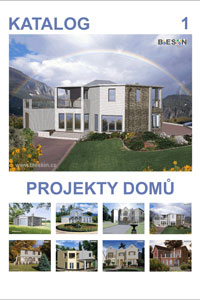 Katalog č.1 typových projektů rodinných domů a bungalovů BLESKIN.CZ
