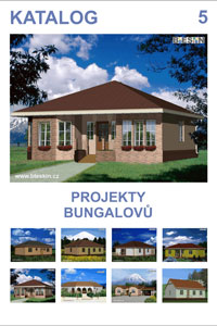 Katalog č.5 typových projektů rodinných domů a bungalovů BLESKIN.CZ